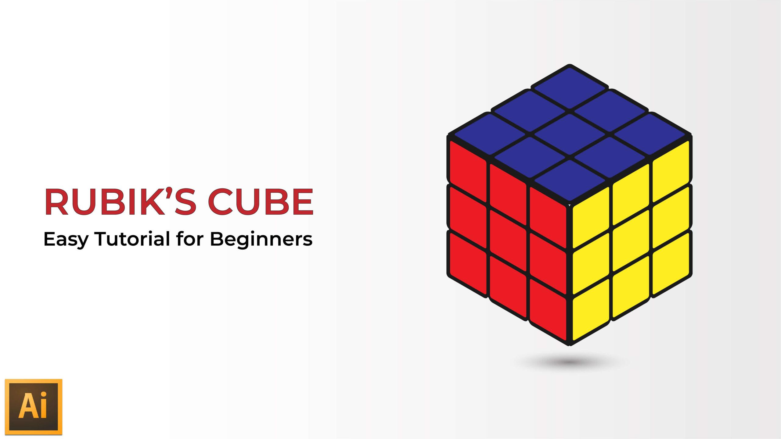 How to make an Isometric Rubik's cube in Adobe Illustrator - Ohsomenerds